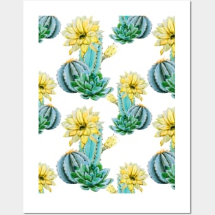 Cactus texture Posters and Art